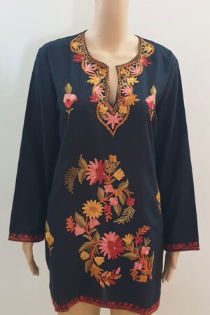 Aari Work Black Top