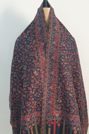 Blue Kani Stole