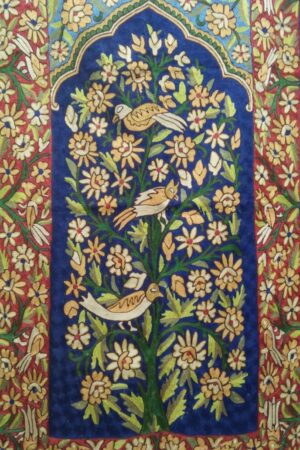 Bird Design Blue Handmade Wall Hanging