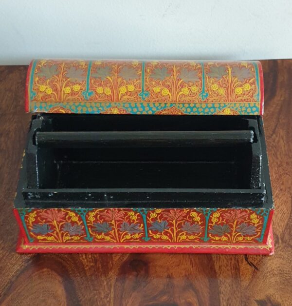 Golden Paper Mache Bangle Box - Image 3