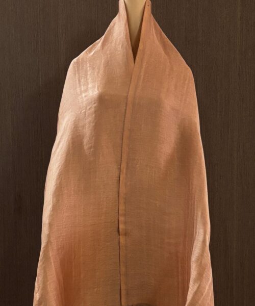 Golden Brown Zari Reversible Stole