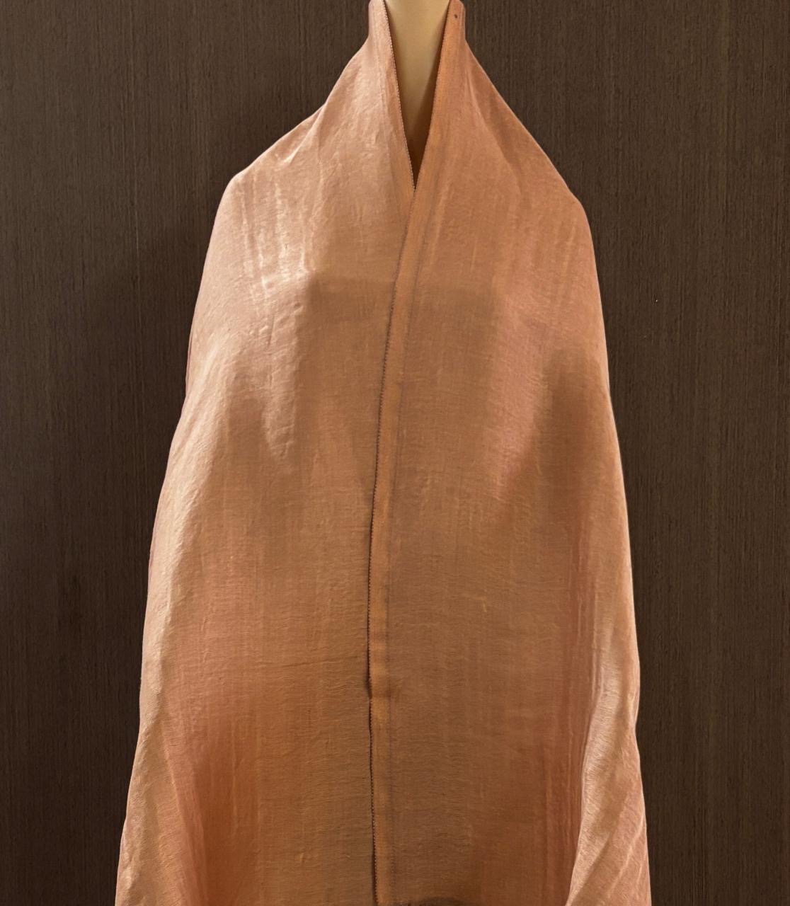 Golden Brown Zari Reversible Stole