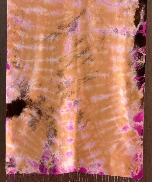 Pure Silk Tie Dye Stole