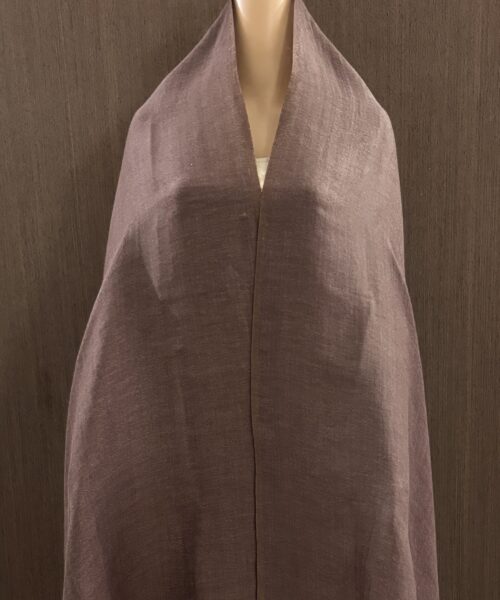 Brown Zari Reversible Shawl