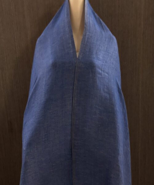 Zari Reversible Blue Shawl