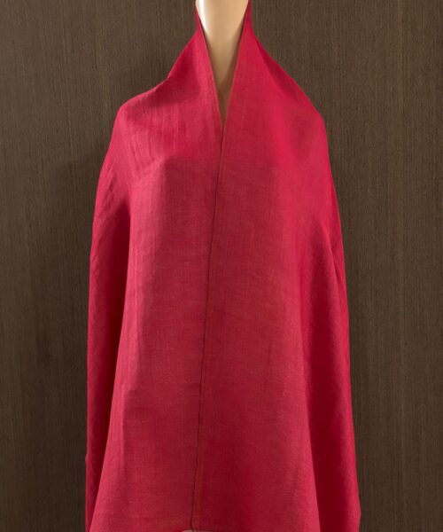 Zari Reversible Red Stole