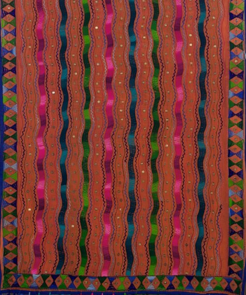 Hand Embroidered Phulkari Dupatta