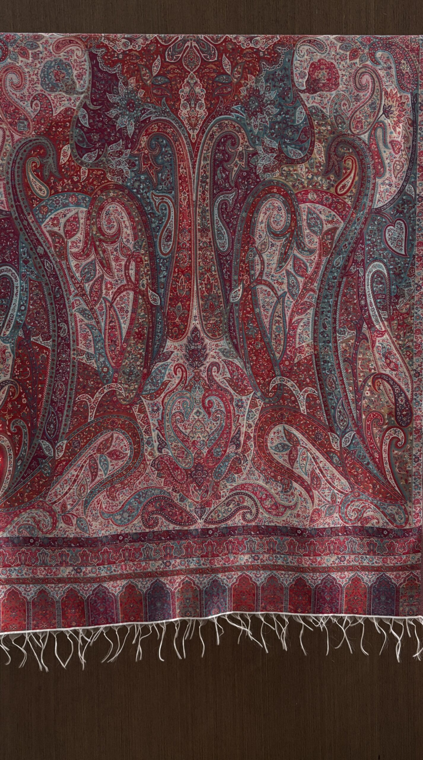 Pure Silk Kani Multicolour Dupatta