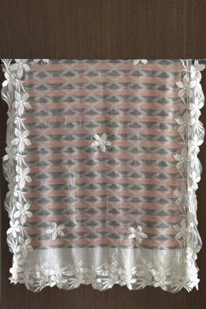 Pure Wool Ikkat Lace tole